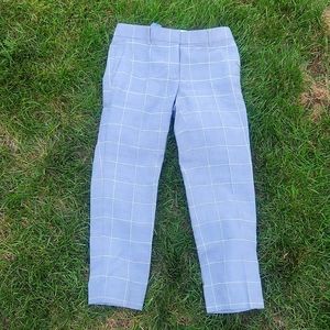 Ann Taylor ankle length plaid pants